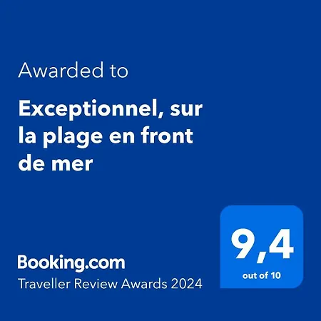 Exceptionnel, Sur La Plage En Front De Mer *